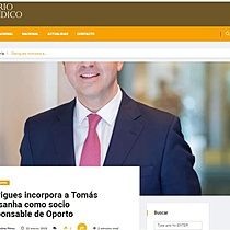 Garrigues incorpora a Toms Pessanha como socio responsable de Oporto